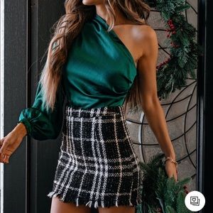 One shoulder bodysuit